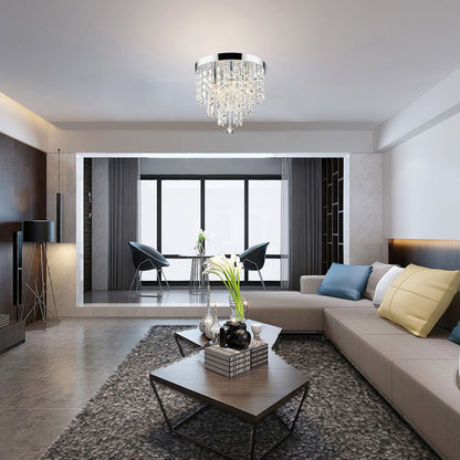 Lampadario da soffitto in cristallo a filo CO-Z 11 a 5 luci