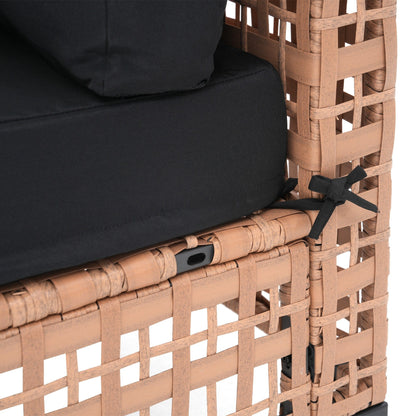 Gruppo di sedute componibili per esterni Patip con cuscini