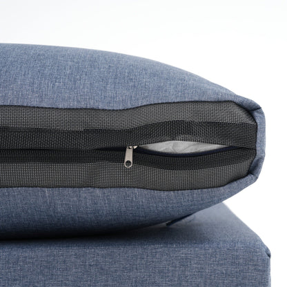 Gruppo di sedute componibili per esterni Patip con cuscini