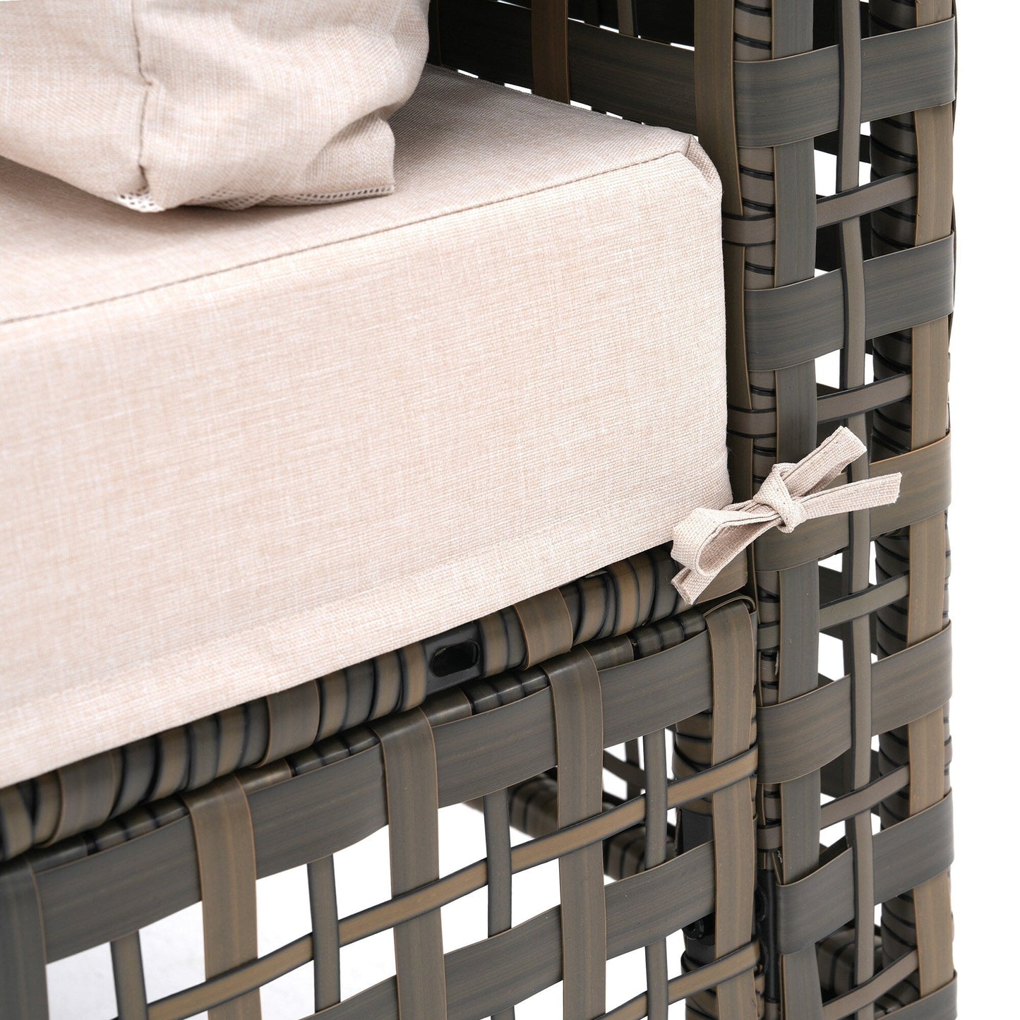 Gruppo di sedute componibili per esterni Patip con cuscini