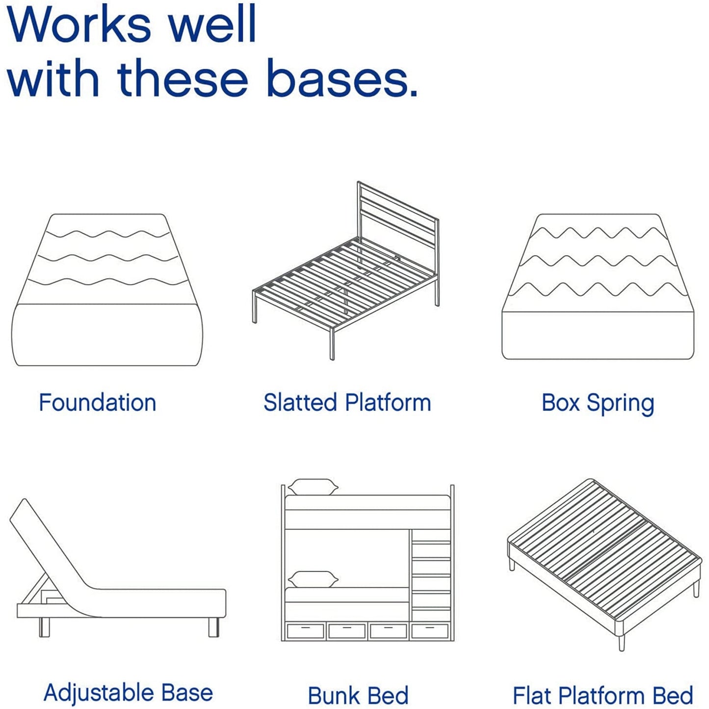 Materasso in memory foam con gel rinfrescante da 10 pollici / Schiuma in gel rinfrescante / Allevia la pressione / Certificato CertiPUR-US / Bed-in-a-Box