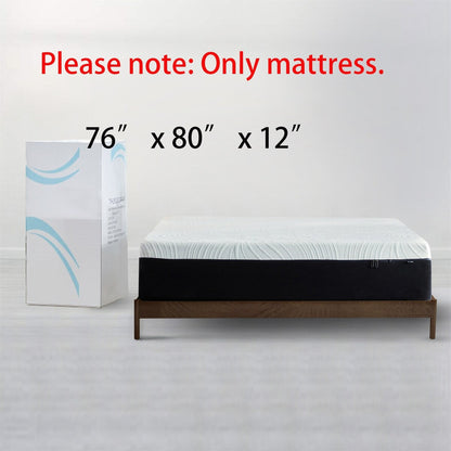 Materasso in memory foam gel da 12 pollici (king size) - Materasso morbido e rinfrescante