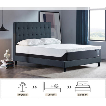 Materasso in memory foam gel da 12 pollici (king size) - Materasso morbido e rinfrescante