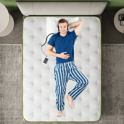 Materasso in memory foam ibrido in gel da 12 pollici di medie dimensioni in una scatola