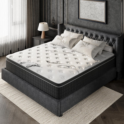 Materasso in memory foam ibrido medio da 12 pollici