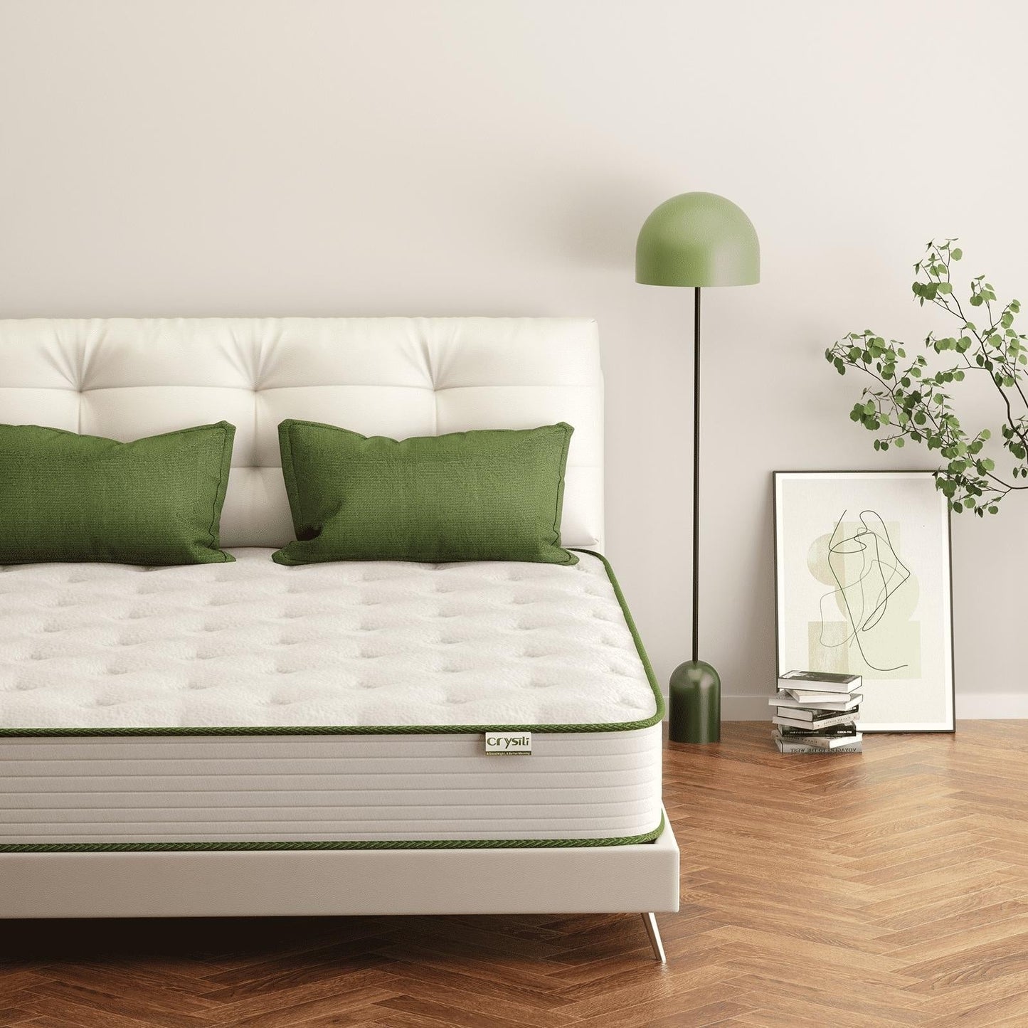 Materasso ibrido in memory foam da 12 pollici in una scatola