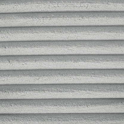 Divano componibile a U in velluto a coste da 125'' con pouf mobile