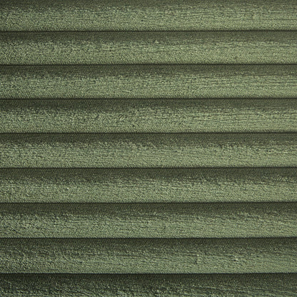 Divano componibile a U in velluto a coste da 125'' con pouf mobile