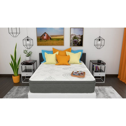 Materasso in schiuma convoluta 12 Hybrid Euro Top Plush