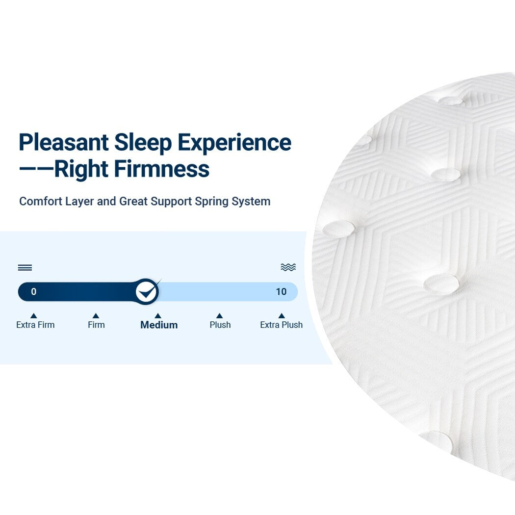 12 Materassi ibridi con pillow top medio-rigido