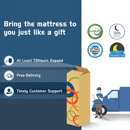 12 Materassi ibridi con pillow top medio-rigido