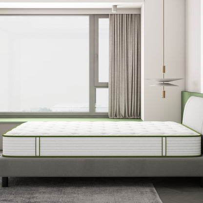 Materasso in memory foam ibrido in gel da 12 pollici di medie dimensioni in una scatola