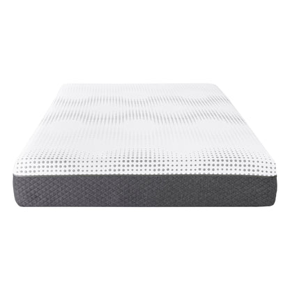 Materasso ibrido in memory foam con 12 molle insacchettate in morbida schiuma, materasso in memory foam con infusione di gel al tè verde in una scatola