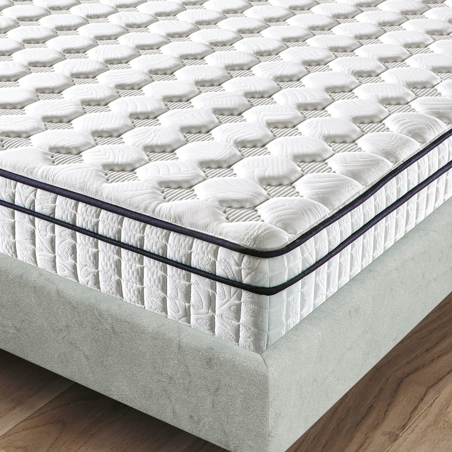 Assemblato negli Stati Uniti - Materasso ibrido Diamond 12 con molle insacchettate e memory foam Cool Gel