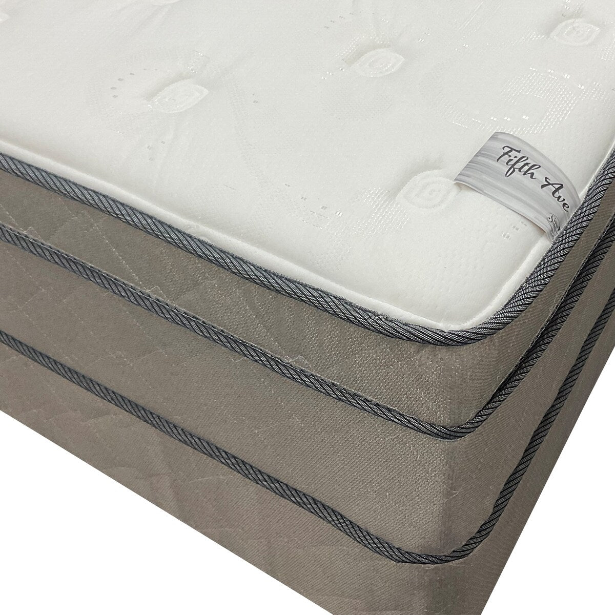 Materasso a molle insacchettate in schiuma morbida da 13 pollici con memory foam e gel Eurotop, e materasso a molle insacchettate in legno da 8 pollici