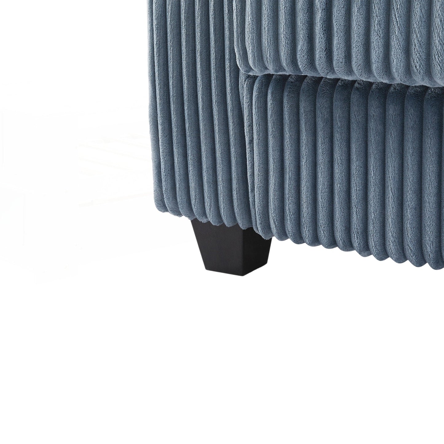 Divano in velluto a coste da 133 pollici a 4 posti