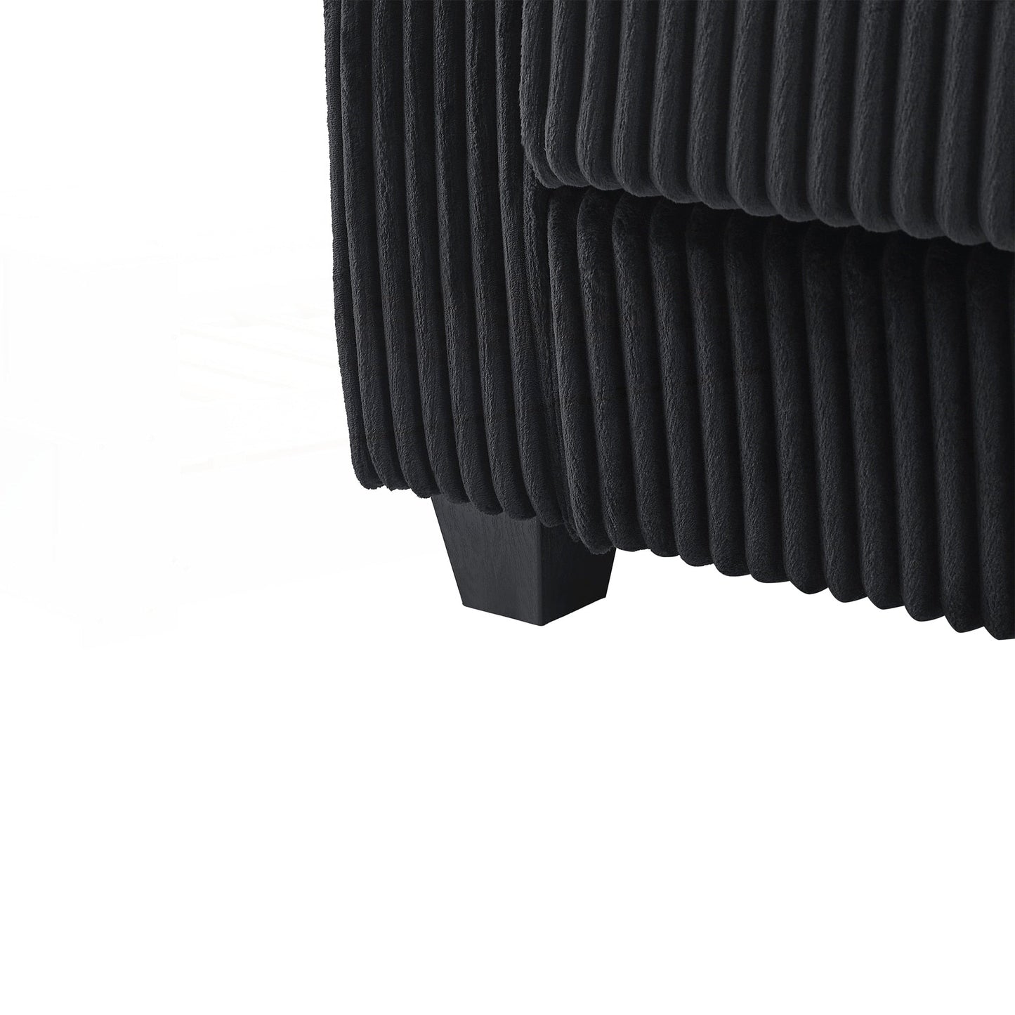 Divano in velluto a coste da 133 pollici a 4 posti