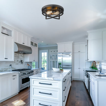 13 luci da soffitto industriali a 2 luci da incasso