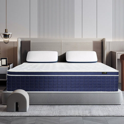 Materasso ibrido in memory foam da 14 pollici in una scatola per alleviare la pressione