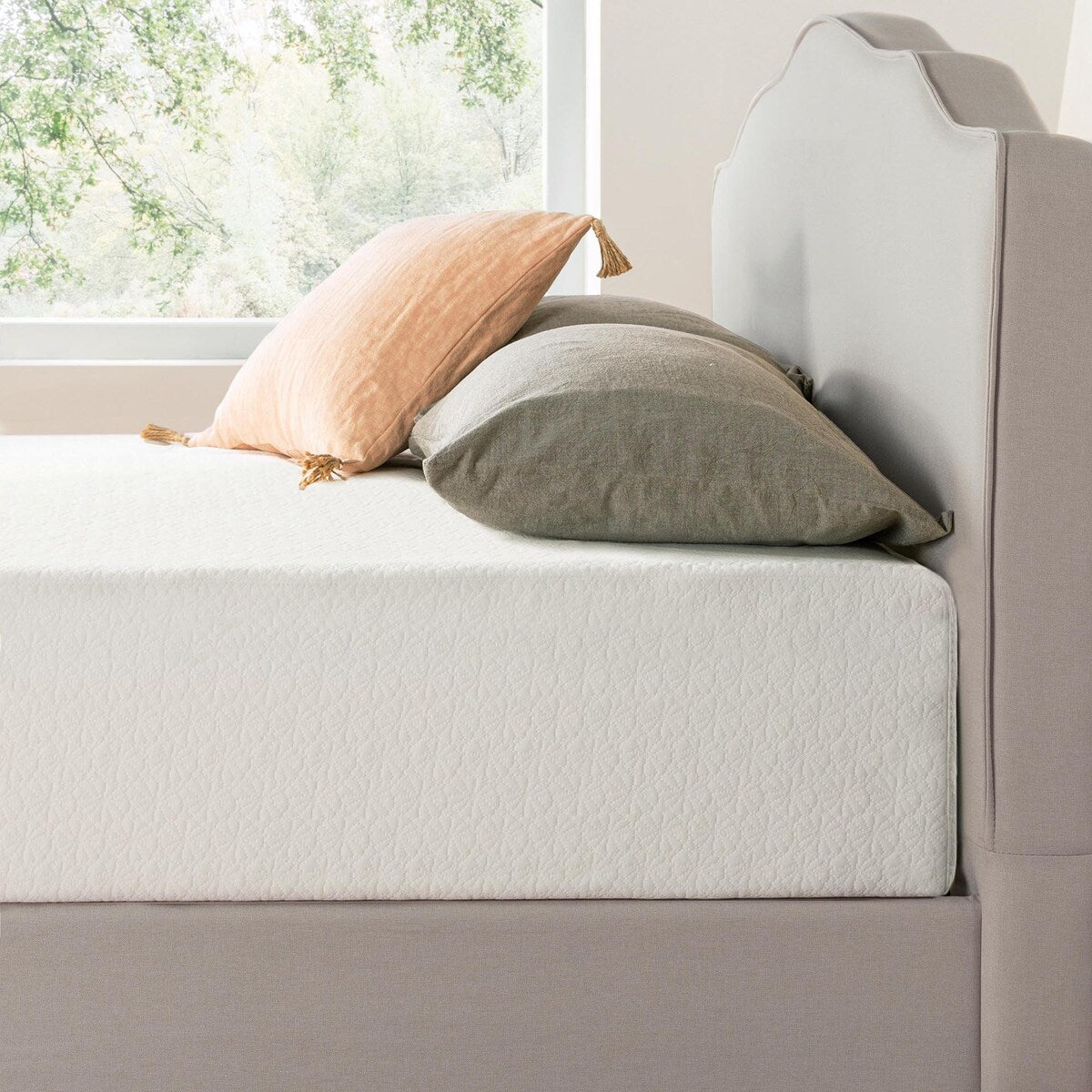 Materasso in memory foam al tè verde da 14 pollici