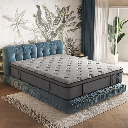 Materasso ibrido in memory foam con gel Euro Top da 14 pollici in una scatola