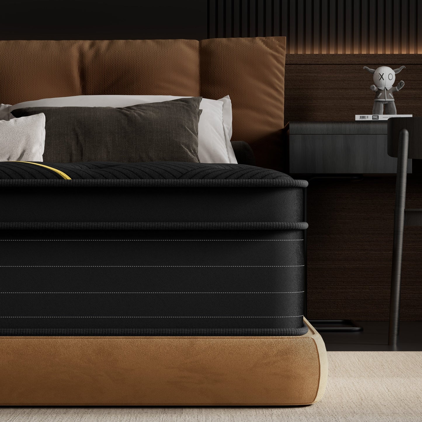 Materasso ibrido in memory foam con molle insacchettate e gel da 14 pollici