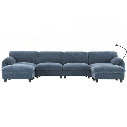 Divano componibile modulare da 140 pollici