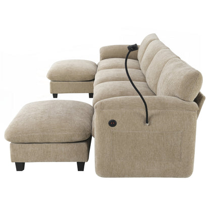 Divano componibile modulare da 140 pollici