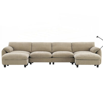 Divano componibile modulare da 140 pollici