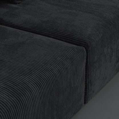 142 Divano componibile contemporaneo in velluto a coste Divano classico profondo