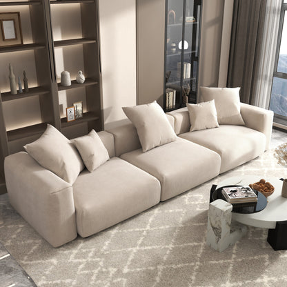 142 Divano componibile contemporaneo in velluto a coste Divano classico profondo