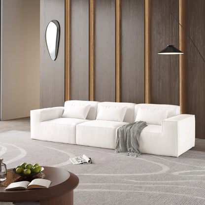 Divano componibile 149 Cloud, divano modulare a 4 posti, divani moderni e comodi in velluto a coste, divani per soggiorno