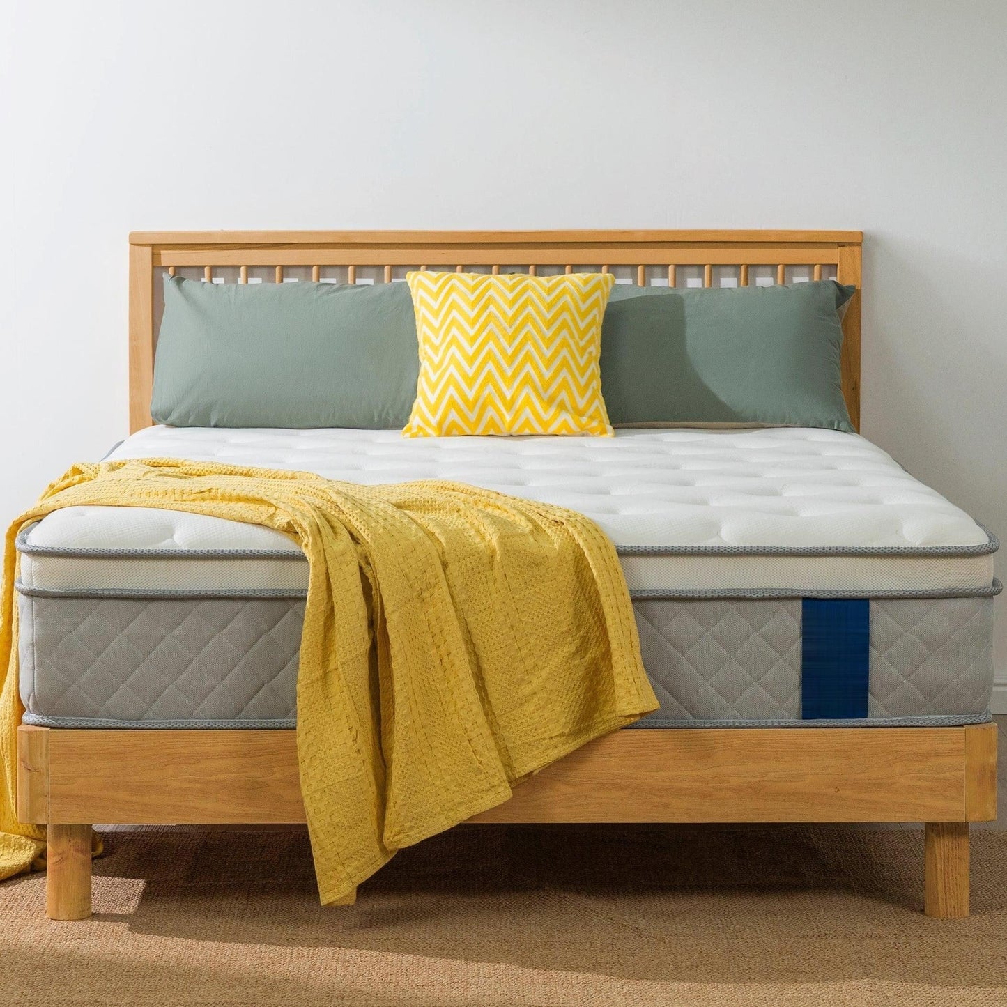 14 Materasso in memory foam traspirante con molle insacchettate