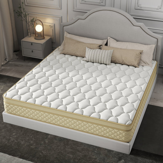 Materasso ibrido in memory foam medio da 14 euro in una scatola