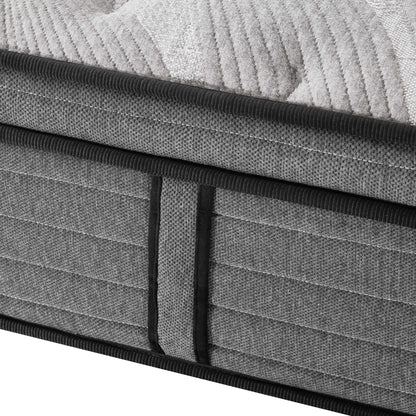 Materasso ibrido di lusso 14 di medie dimensioni in una scatola - Certificato ignifugo CFR 1633/1632 per la salute della famiglia, singolo/matrimoniale/queen/king size