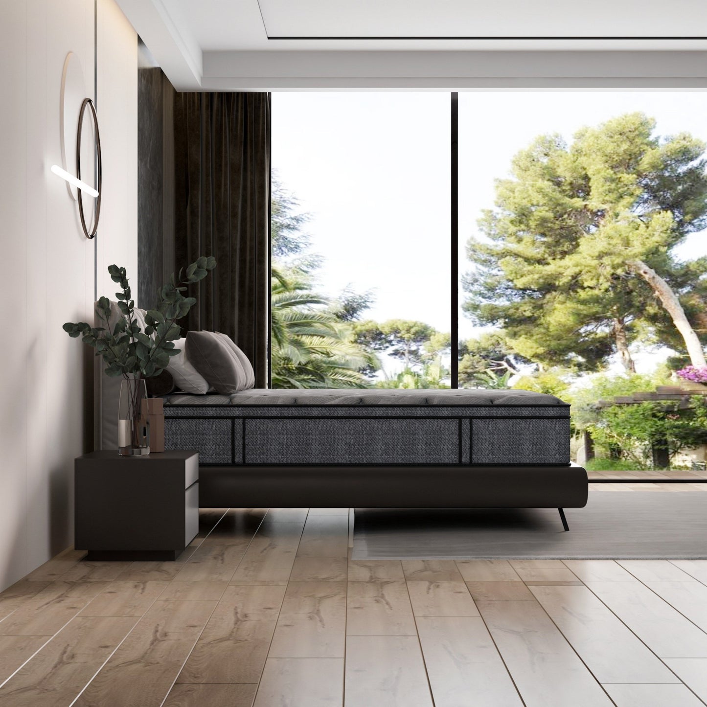 Materasso ibrido in memory foam Modland da 14'' Queen in una scatola - Sollievo dalla pressione e isolamento del movimento, CertiPUR-US per il sollievo dal mal di schiena