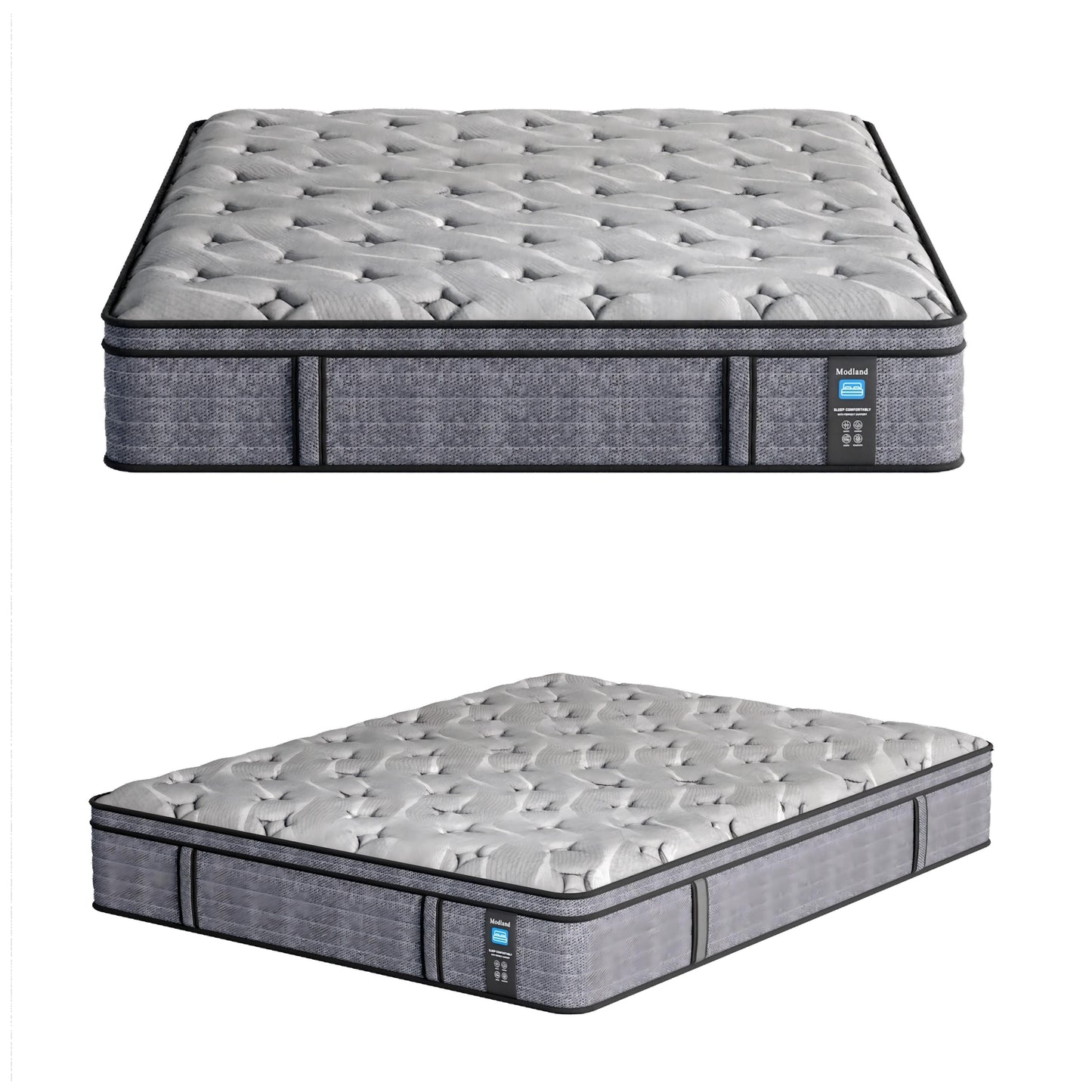 Materasso ibrido in memory foam Modland da 14'' Queen in una scatola - Sollievo dalla pressione e isolamento del movimento, CertiPUR-US per il sollievo dal mal di schiena