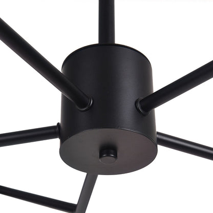 Lampadario a globo in vetro a bolla con 15 luci moderne e lineari Sputnik per isola da cucina