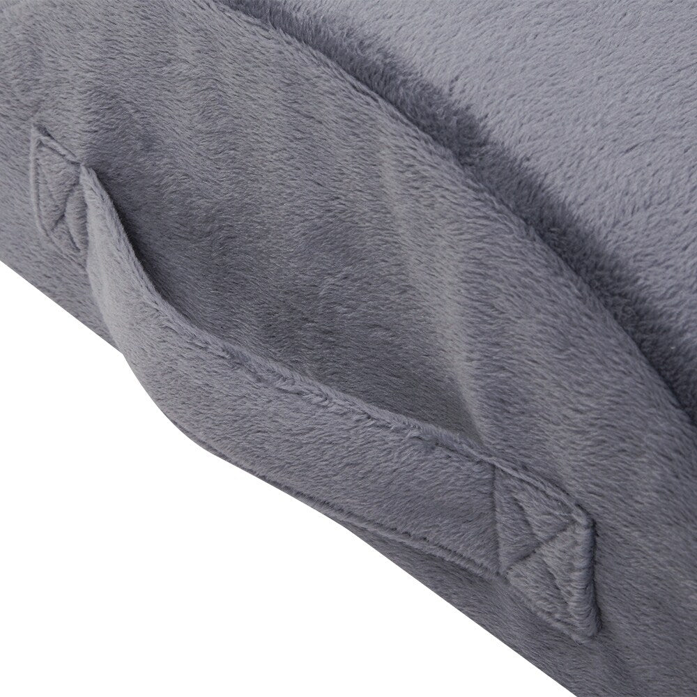 Pedali in memory foam larghi 11,8 pollici, grigio - grigio