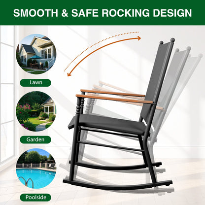 Sedie a dondolo da esterno per 2 persone