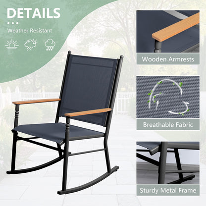 Sedie a dondolo da esterno per 2 persone