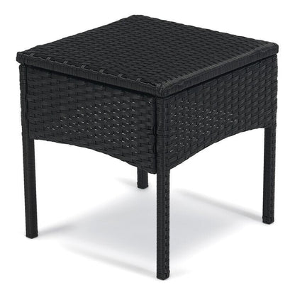 Gruppo di posti a sedere per esterni per 2 persone con cuscini