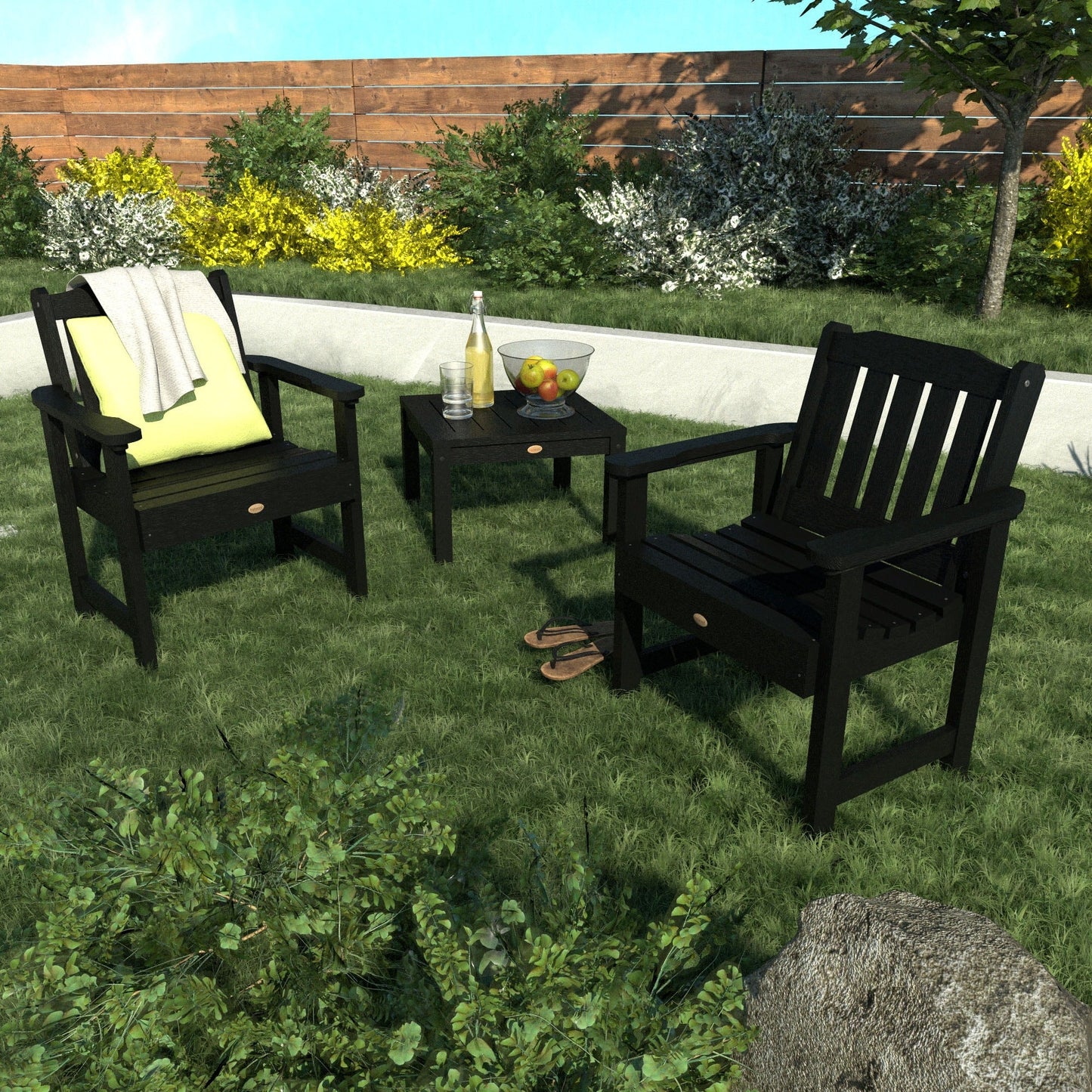 Set da conversazione con sedia da giardino HIGHWOOD Lehigh