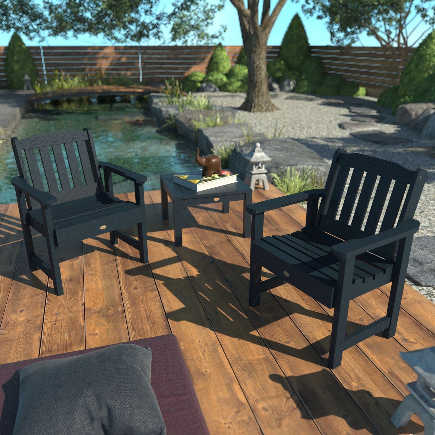 Set da conversazione con sedia da giardino HIGHWOOD Lehigh