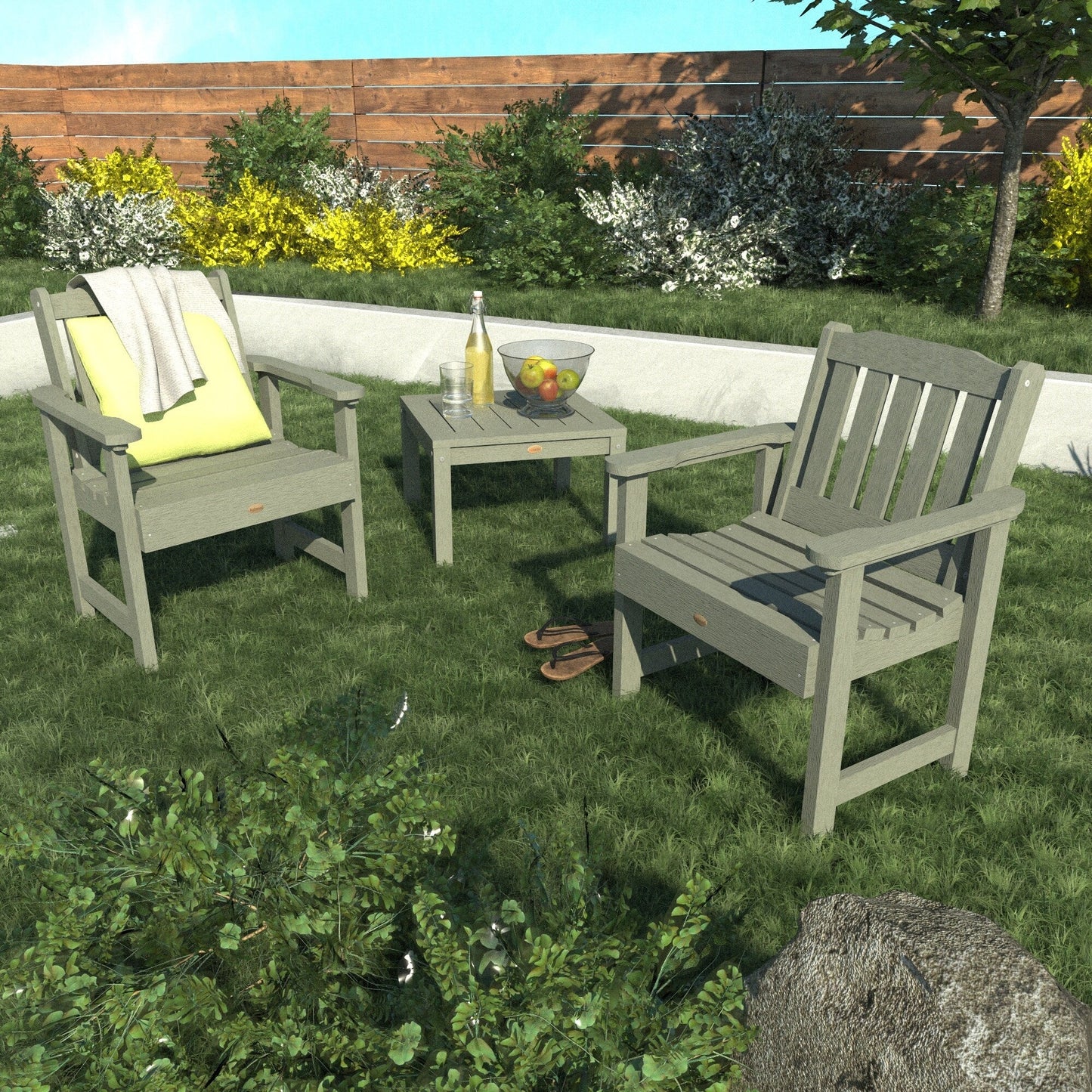 Set da conversazione con sedia da giardino HIGHWOOD Lehigh