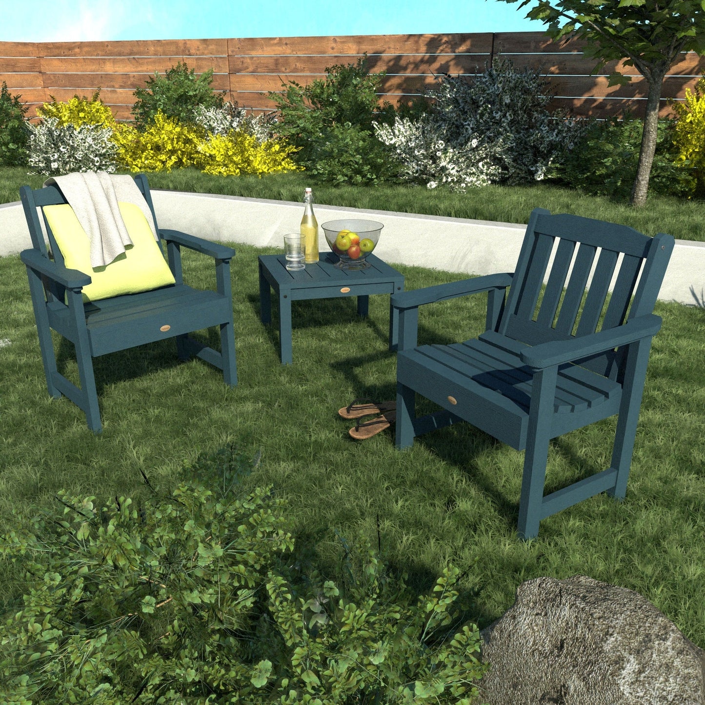 Set da conversazione con sedia da giardino HIGHWOOD Lehigh