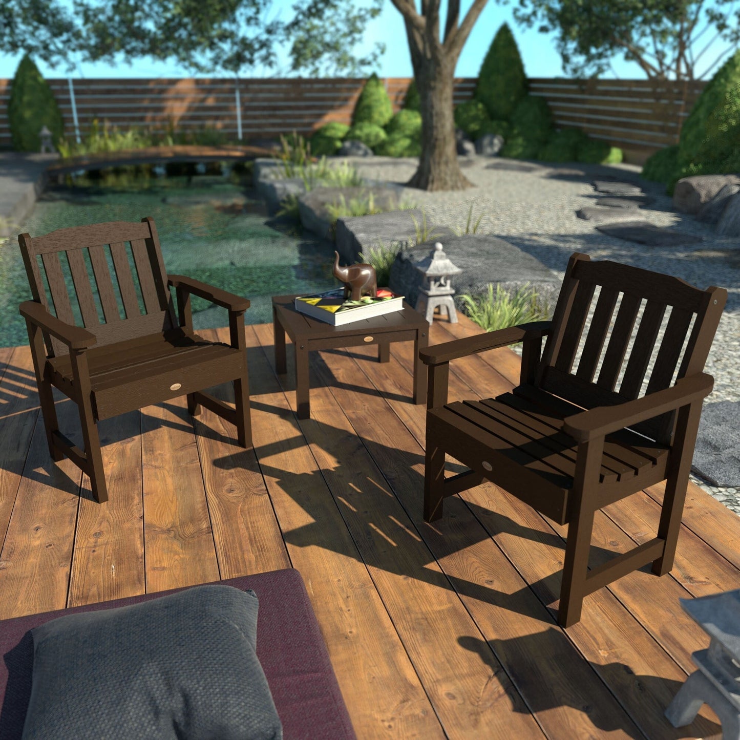 Set da conversazione con sedia da giardino HIGHWOOD Lehigh