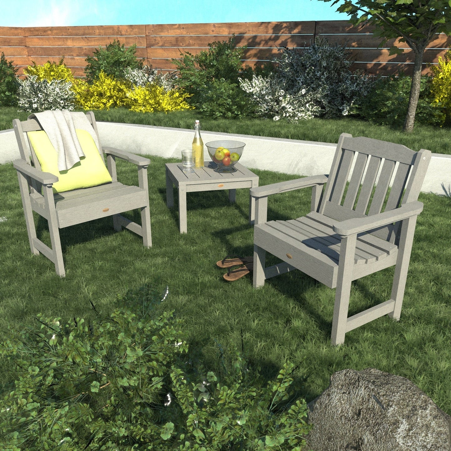 Set da conversazione con sedia da giardino HIGHWOOD Lehigh