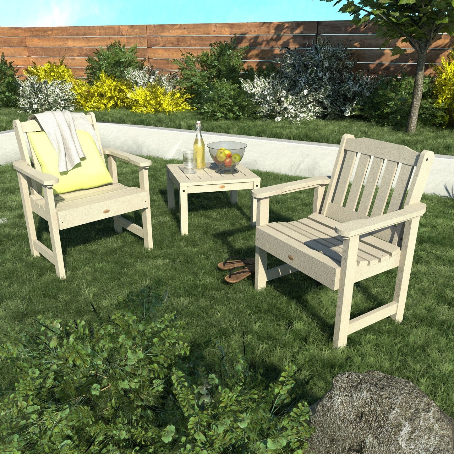 Set da conversazione con sedia da giardino HIGHWOOD Lehigh