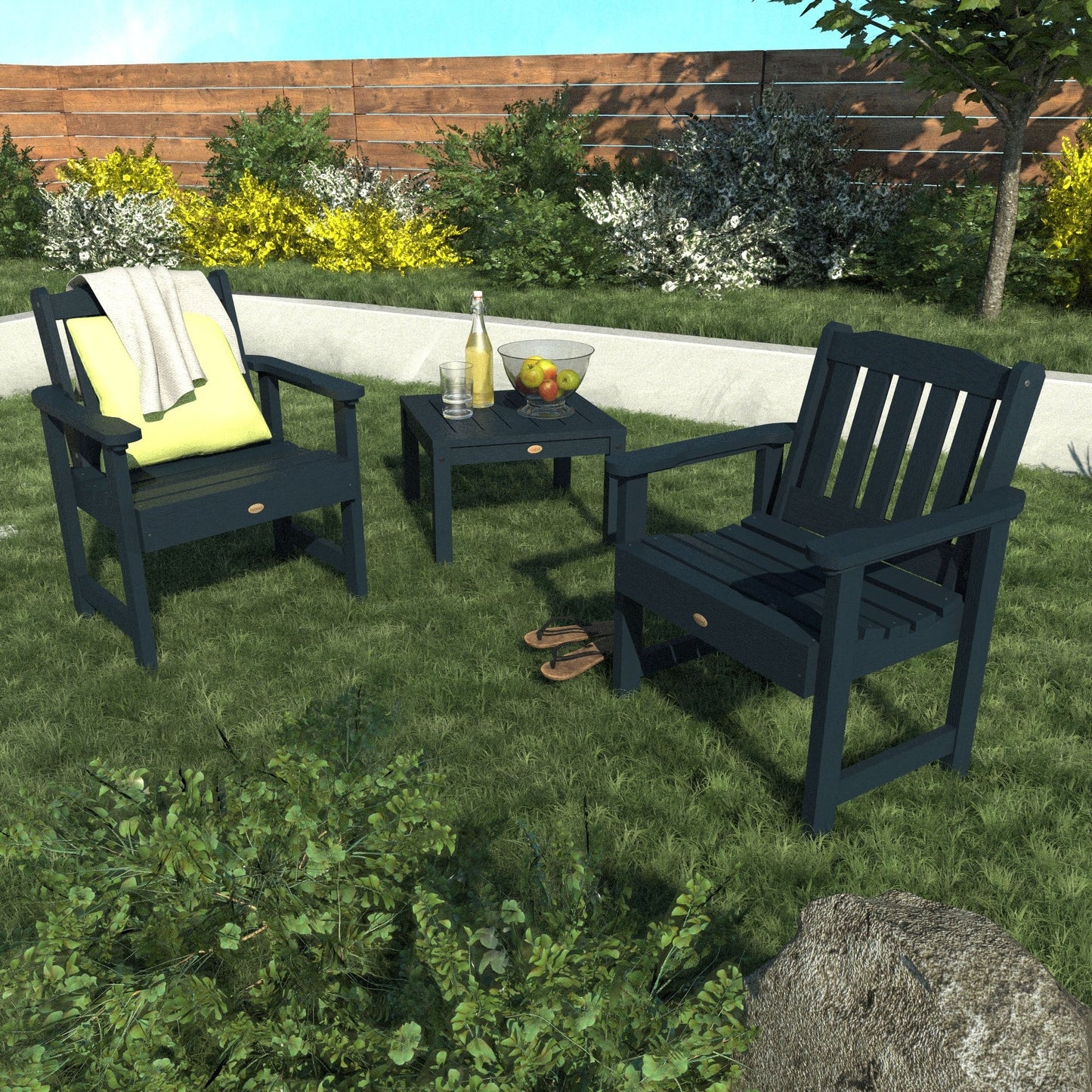 Set da conversazione con sedia da giardino HIGHWOOD Lehigh